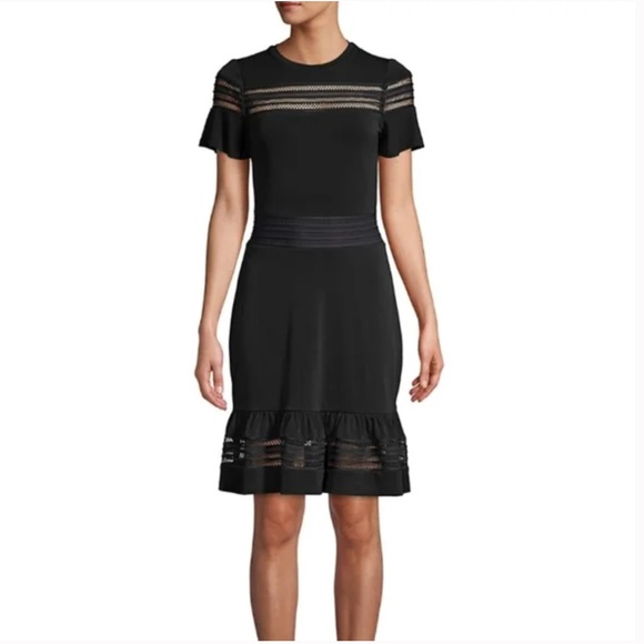 MICHAEL Michael Kors Dresses & Skirts - NWT Michael Kors Mesh Mic Ruffle Dress